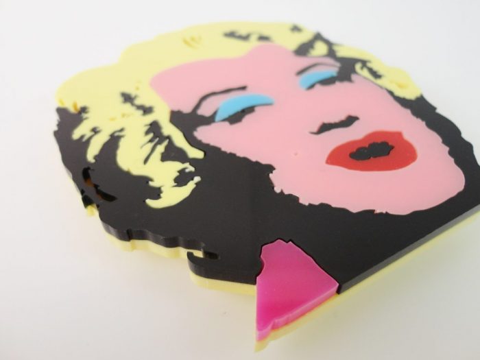 Marylin Monroe Spilla  Plexiglass