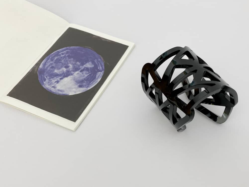 avant-garde plexiglass bracelet
