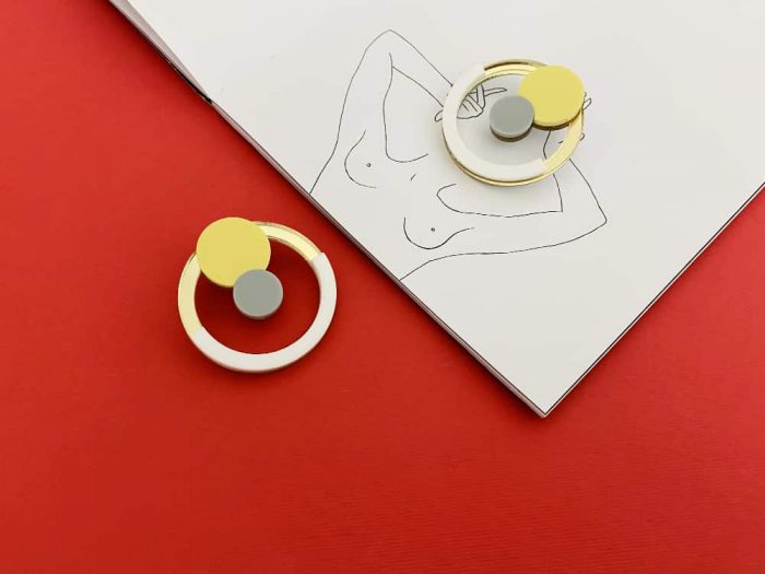 Big Stud Geometric Bauhaus Earrings