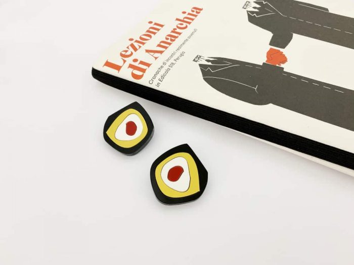 avant-garde irregular earrings