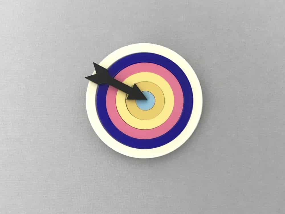 plexiglass target arrow