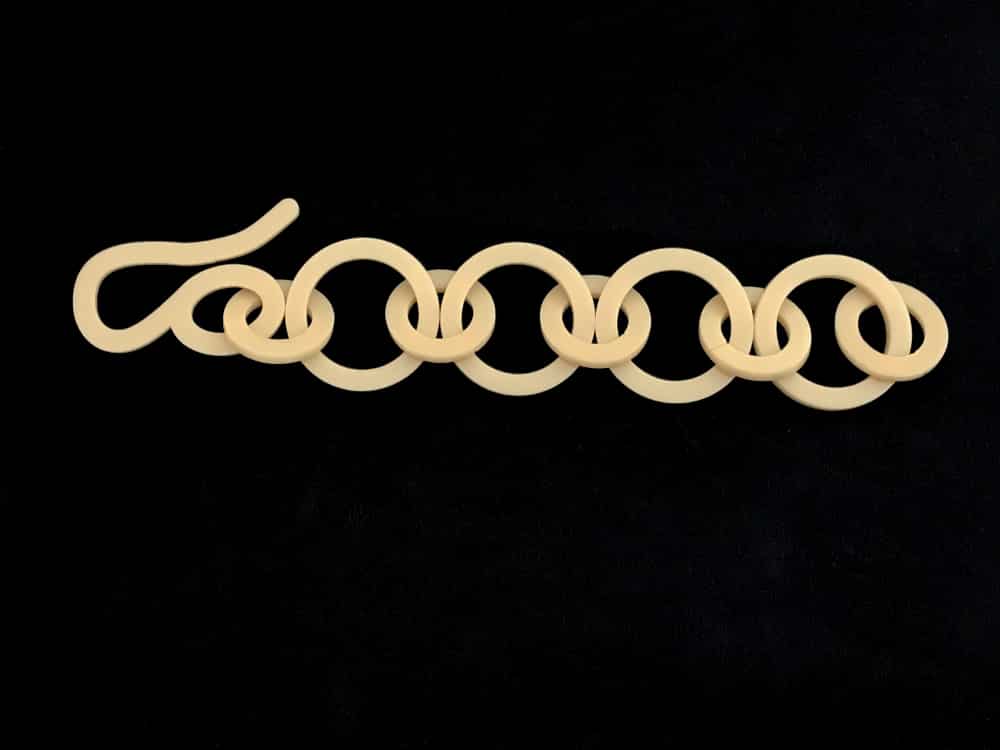 chain cream bracelet