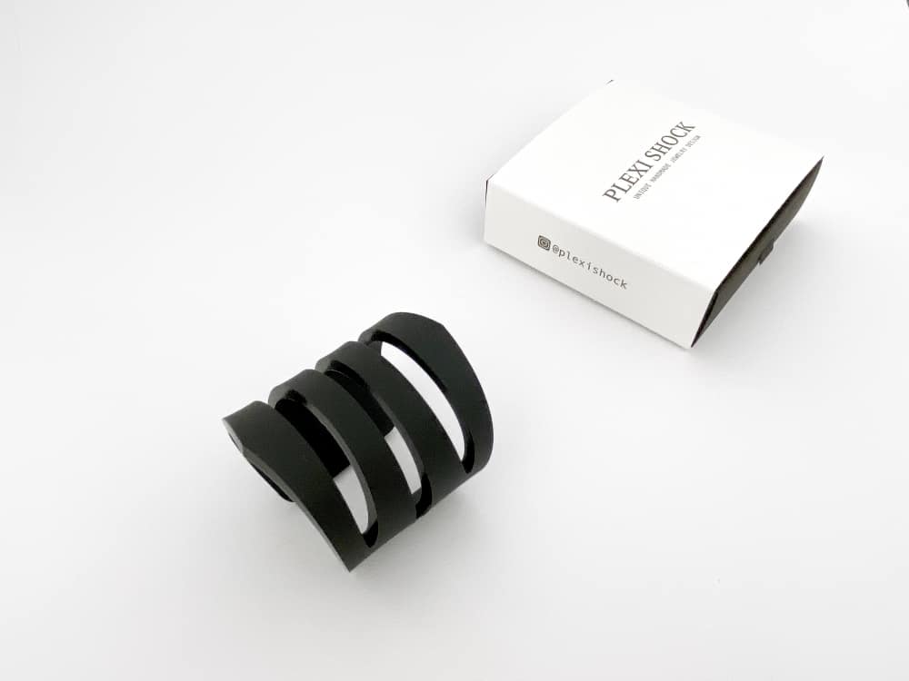minimalistic black bracelet