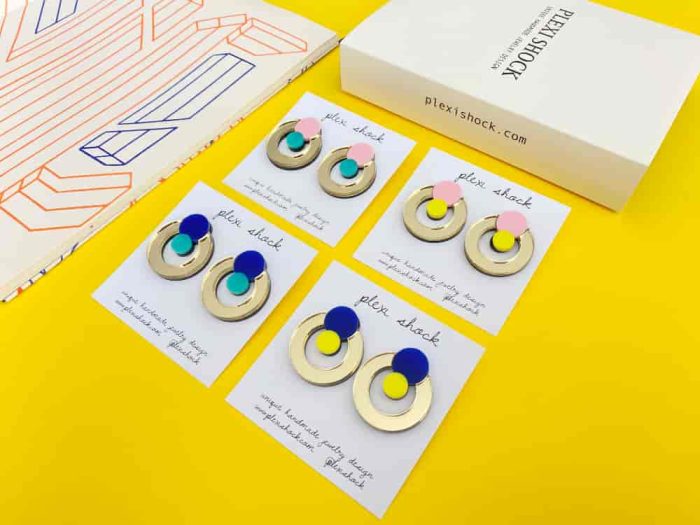 bauhaus geometric earrings