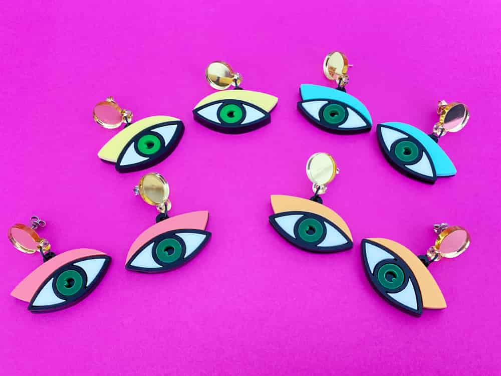acrylic eye jewelry