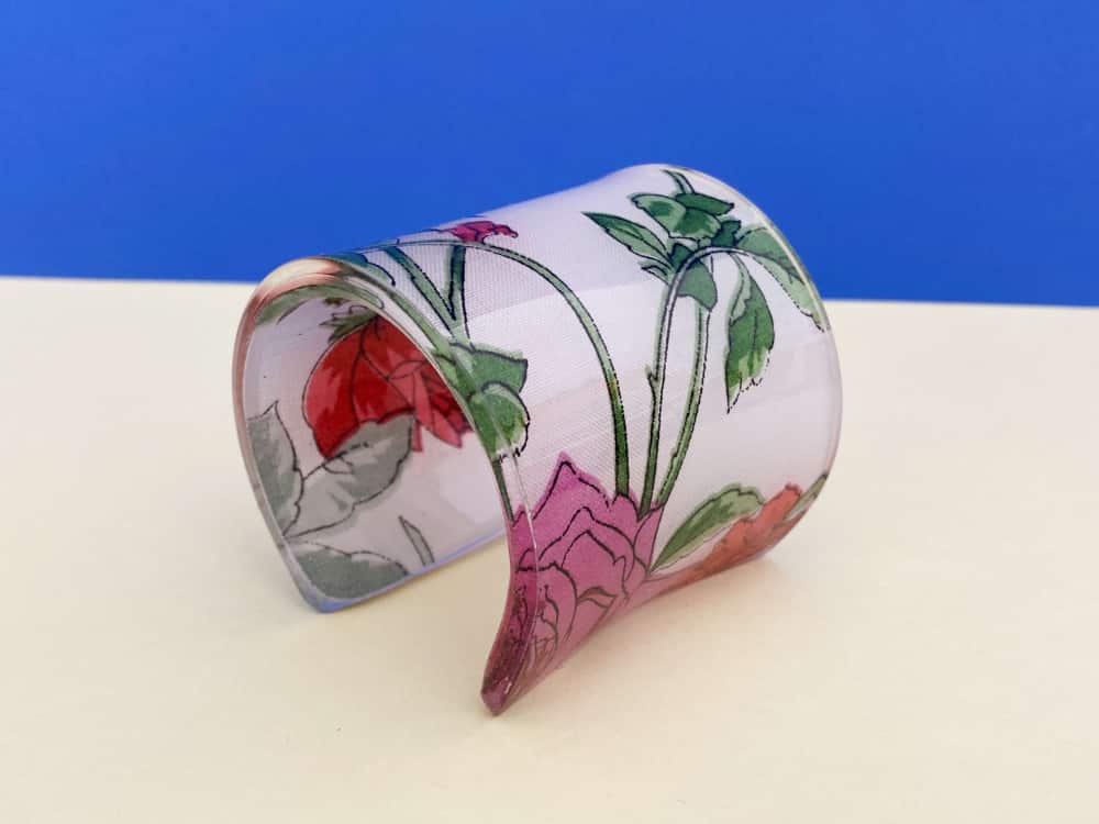 rose acrylic bracelet by plexi shock