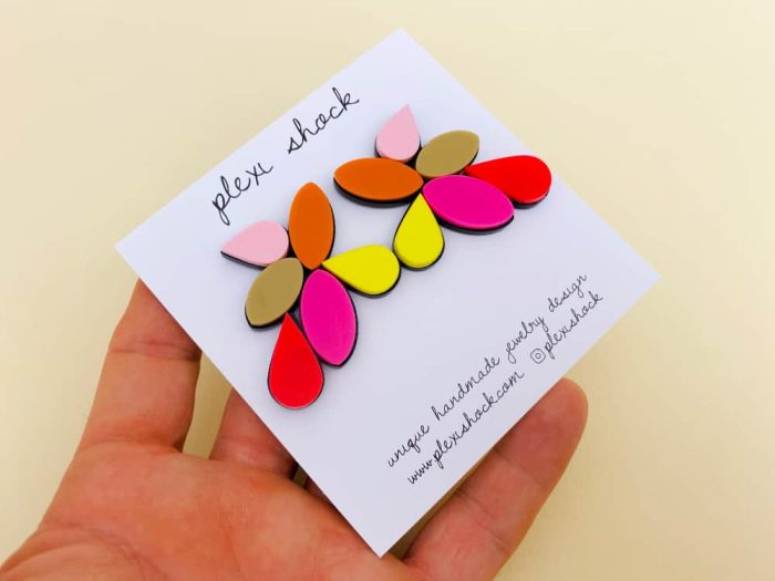 colorful acrylic jewelry by plexi shock