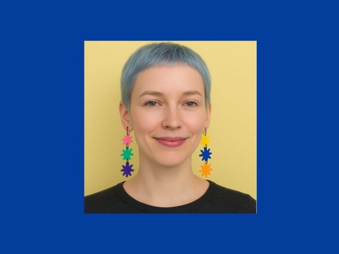 Home 38 splash earrings by Plexi Shock Roma