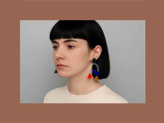 Home 36 Acrylic Arc Earrings by plexi shock