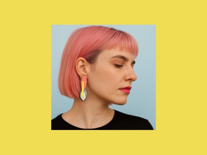Home 44 Avantgarde Colorful Earrings by plexi shock