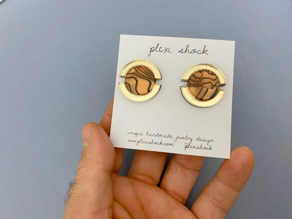 Modern Circle Earrings 5 Modern Circle Earrings by plexi shock roma