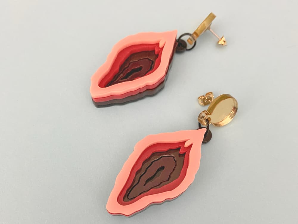 Girl Power Earrings 3 girl power earrings by plexi shock roma