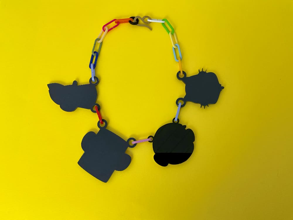 Carletto the Prince of Monsters Necklace 5 collana carletto il principe dei mostri back necklace