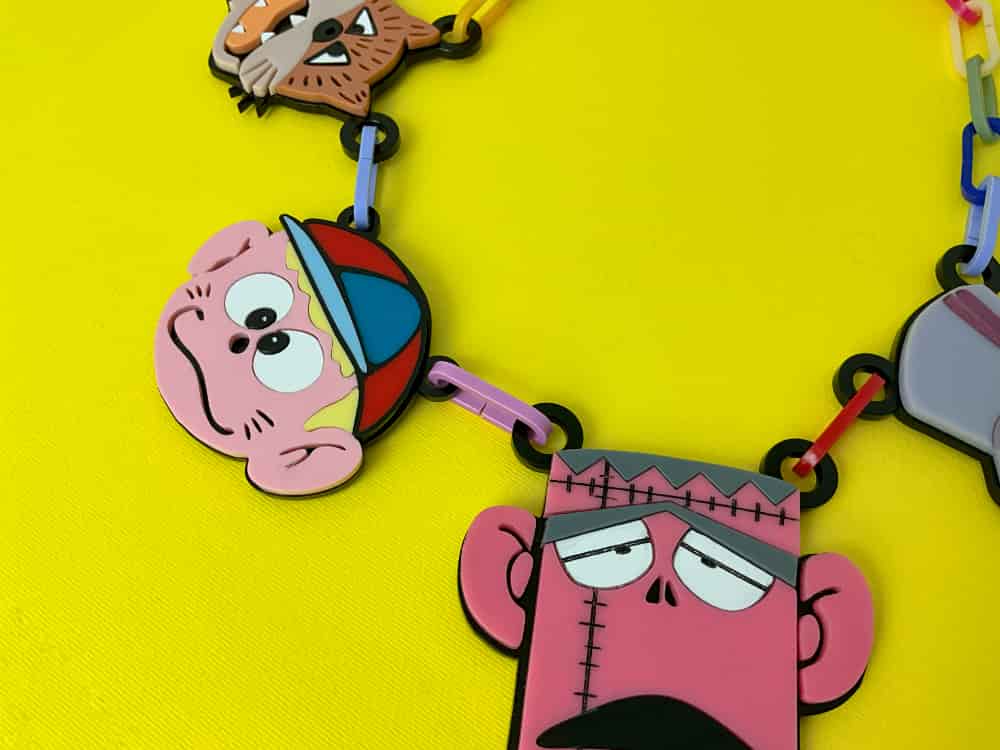 Carletto the Prince of Monsters Necklace 3 collana carretto plexiglass dentali